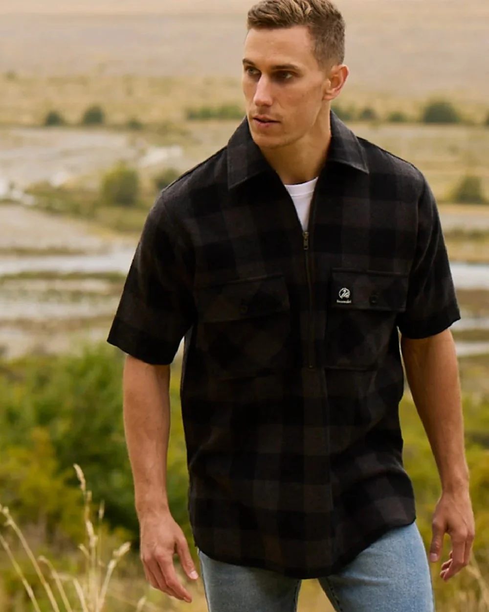 Swanndri Mens Henderson Wool Jacket - Image 3