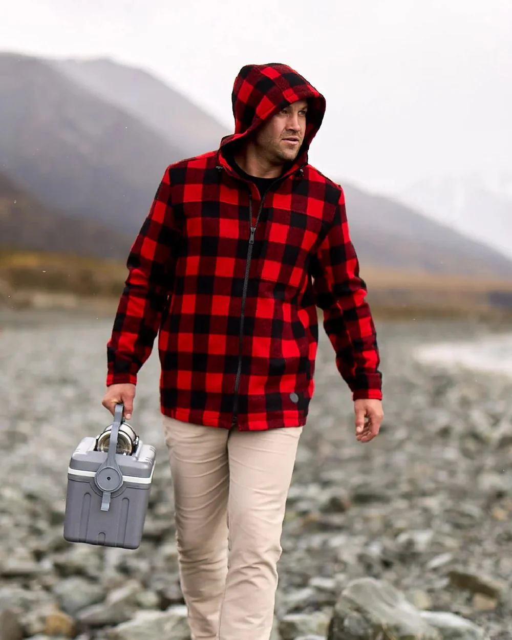 Swanndri Mens Hudson Wool Hoodie - Image 15