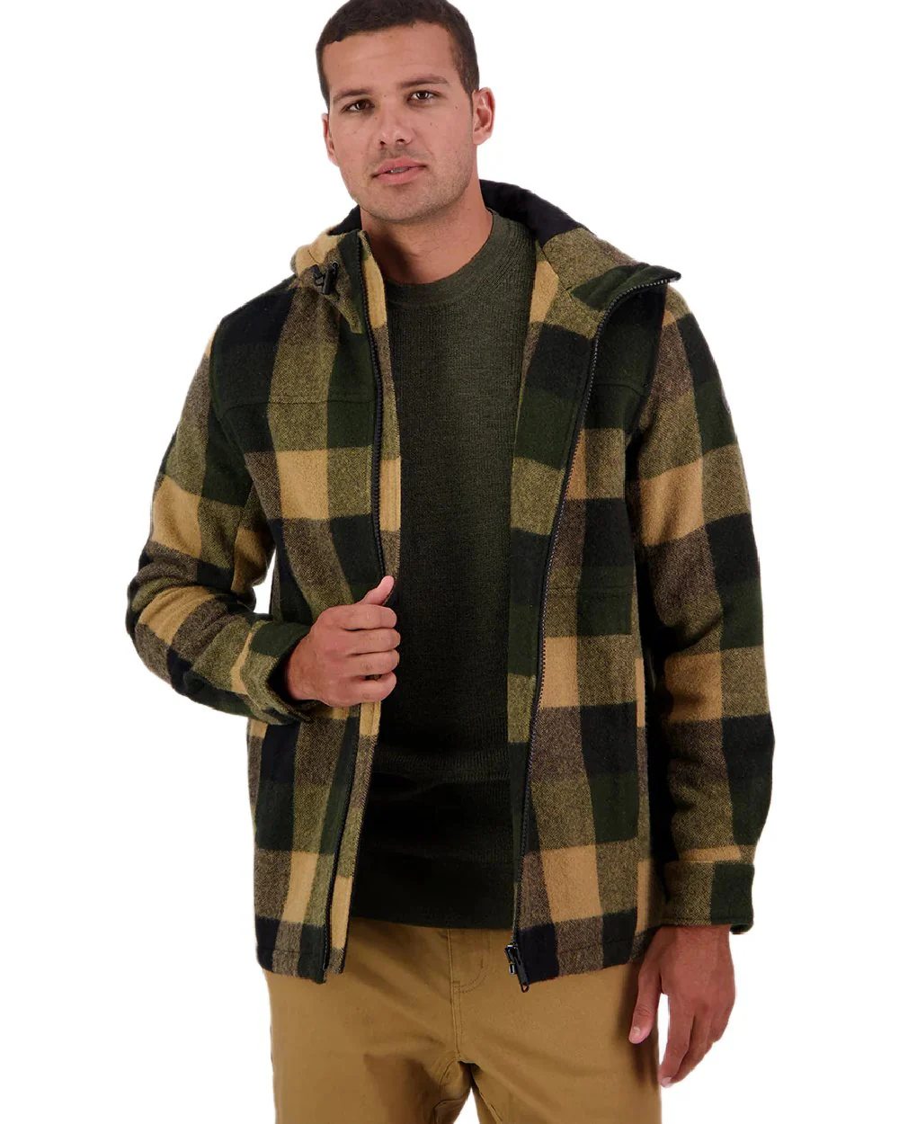 Swanndri Mens Hudson Wool Hoodie - Image 24