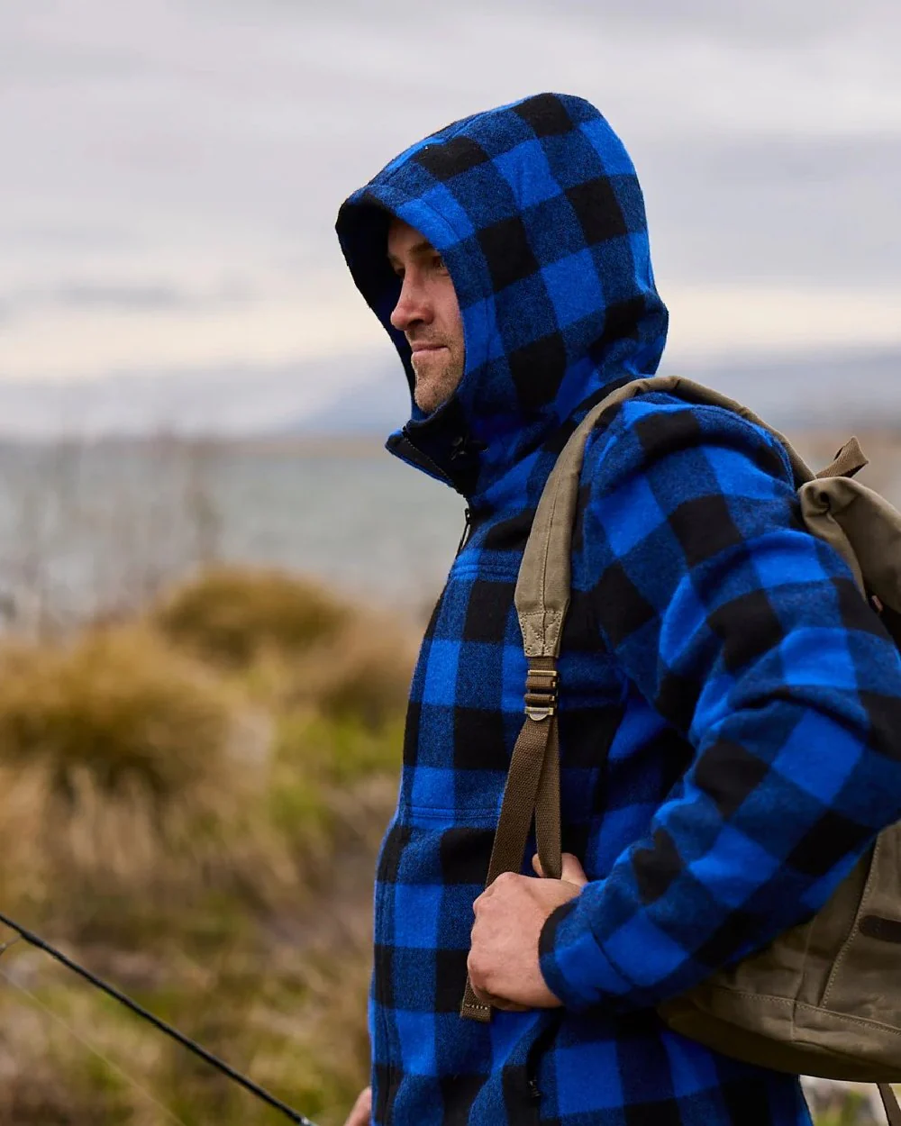 Swanndri Mens Hudson Wool Hoodie - Image 4