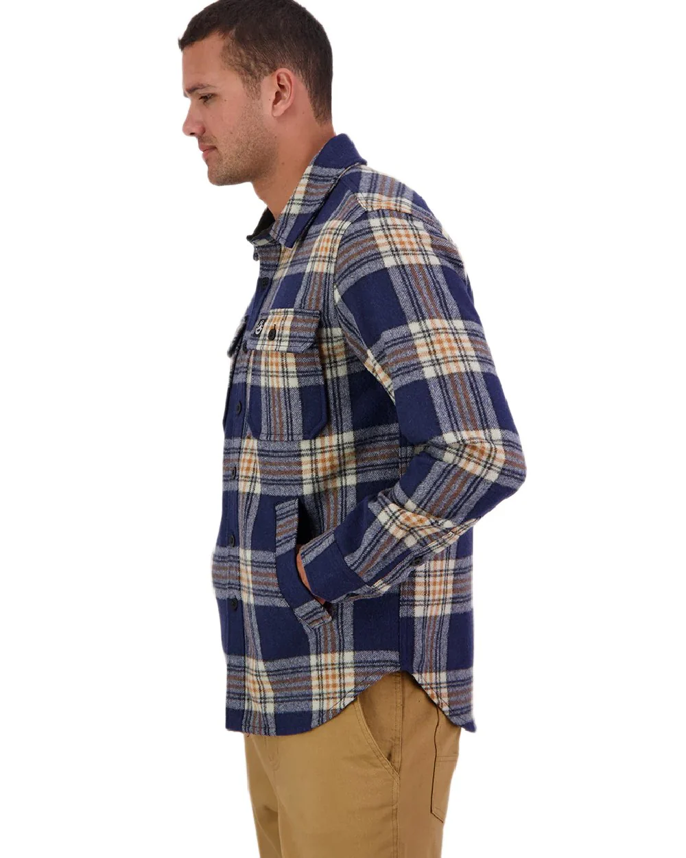 Swanndri Mens Kiaraki V3 Wool Shacket - Image 6