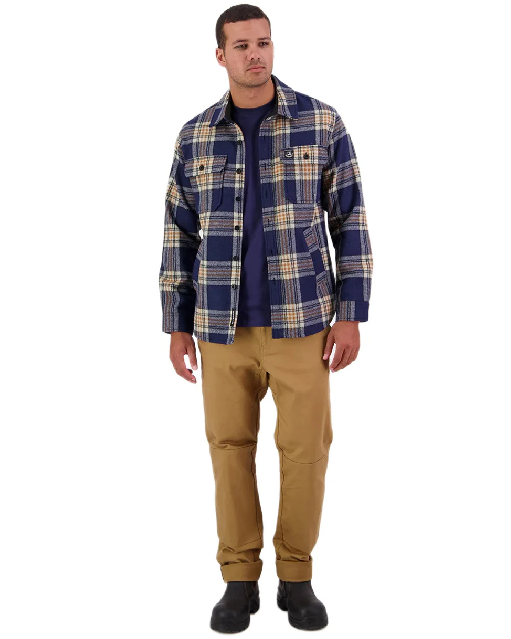 Swanndri Mens Kiaraki V3 Wool Shacket - Image 7