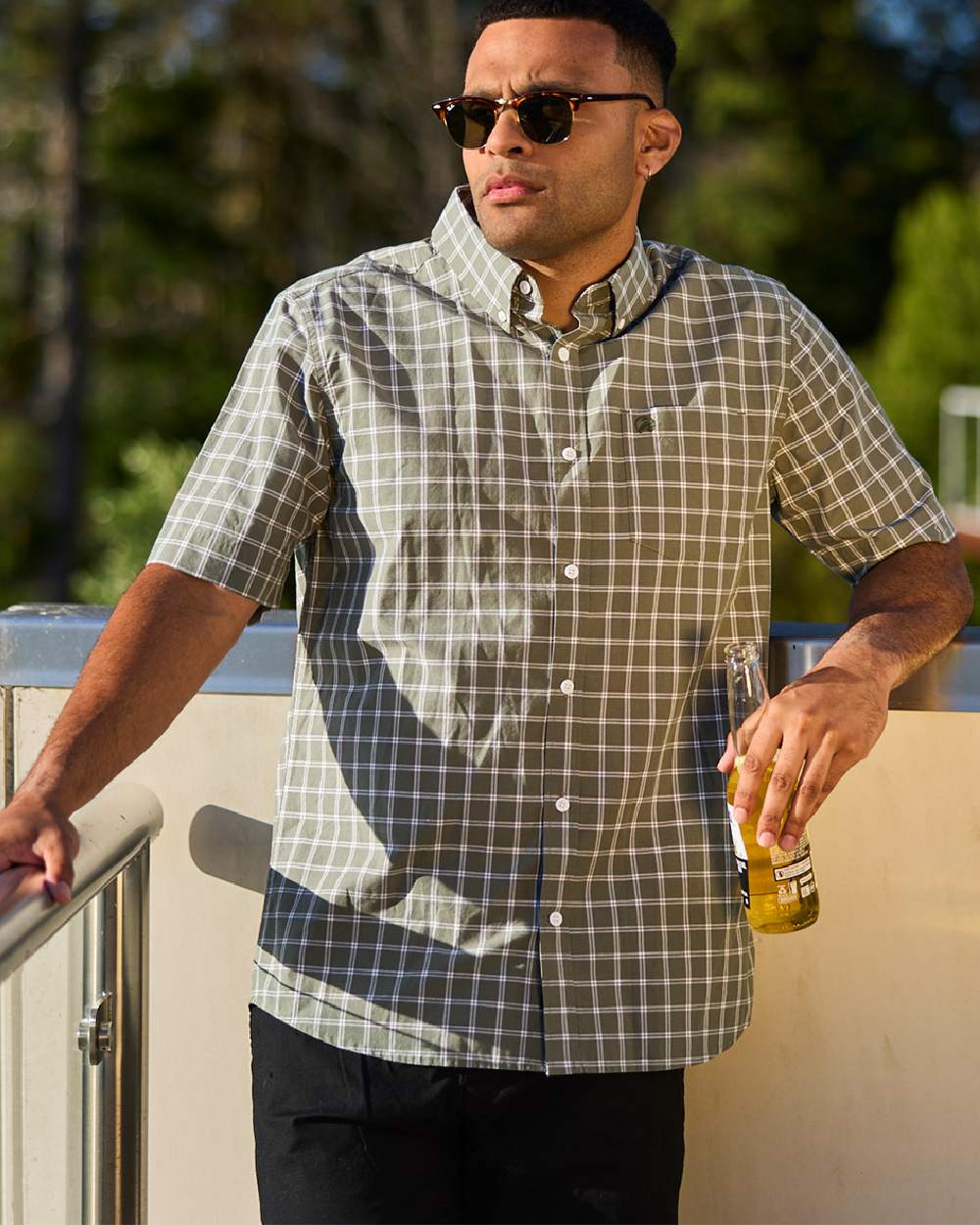 Swanndri Mens Lancewood Short Sleeve Shirt - Image 8