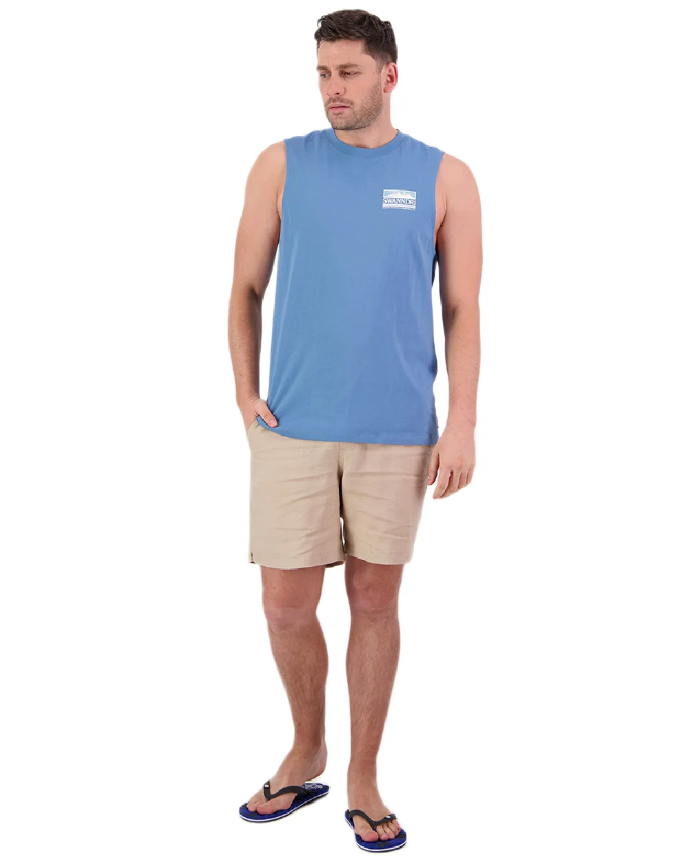 Swanndri Mens Lindis Printed Tank - Image 13