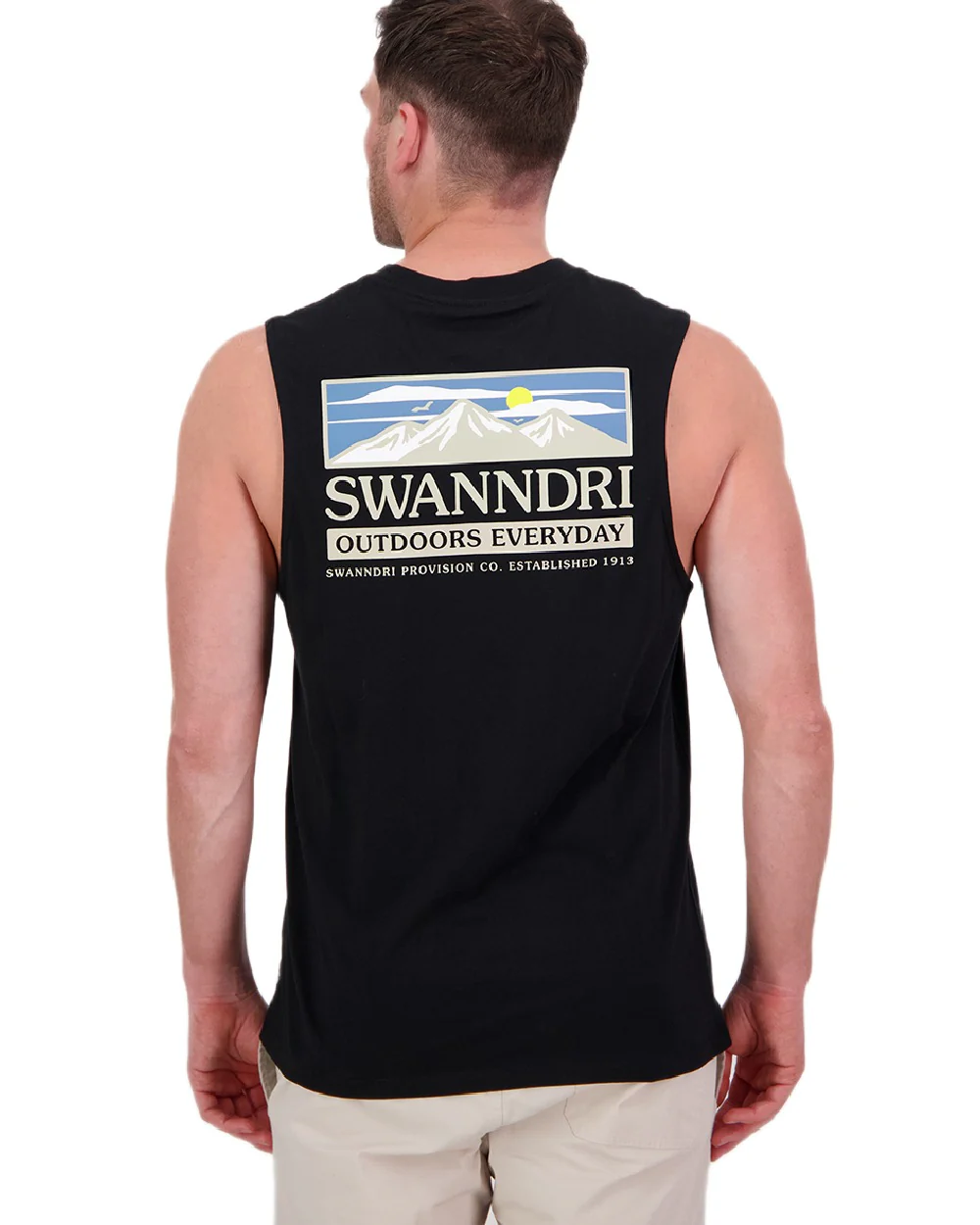 Swanndri Mens Lindis Printed Tank - Image 7