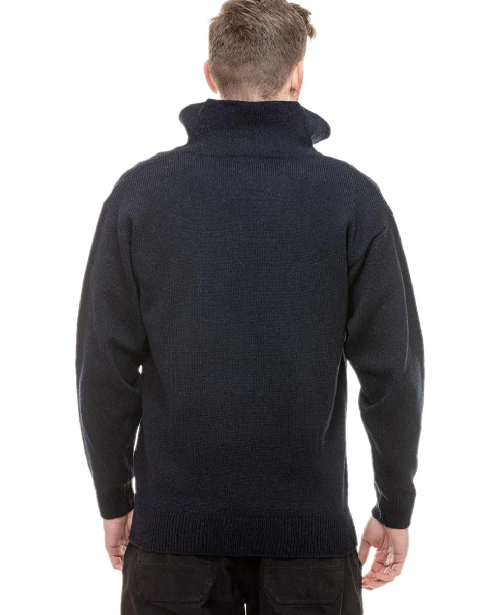 Swanndri Mens Mariner Wool Zip Neck Sweater - Image 11