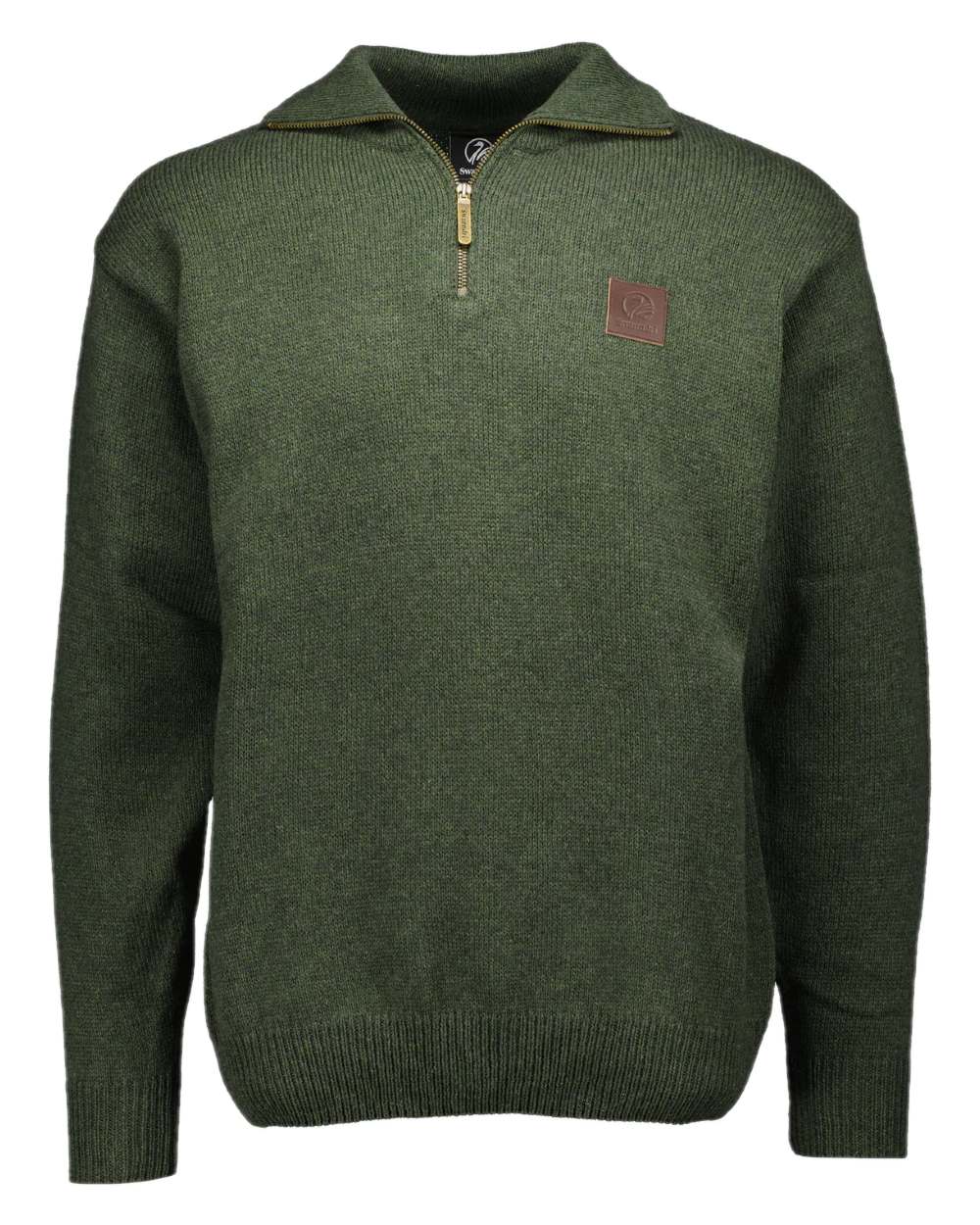 Swanndri Mens Mariner Wool Zip Neck Sweater - Image 16