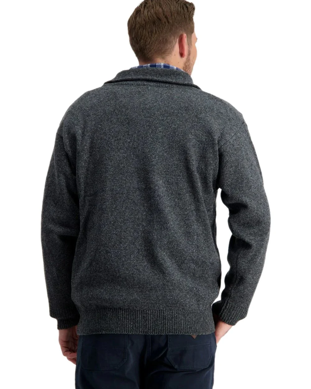 Swanndri Mens Mariner Wool Zip Neck Sweater - Image 7