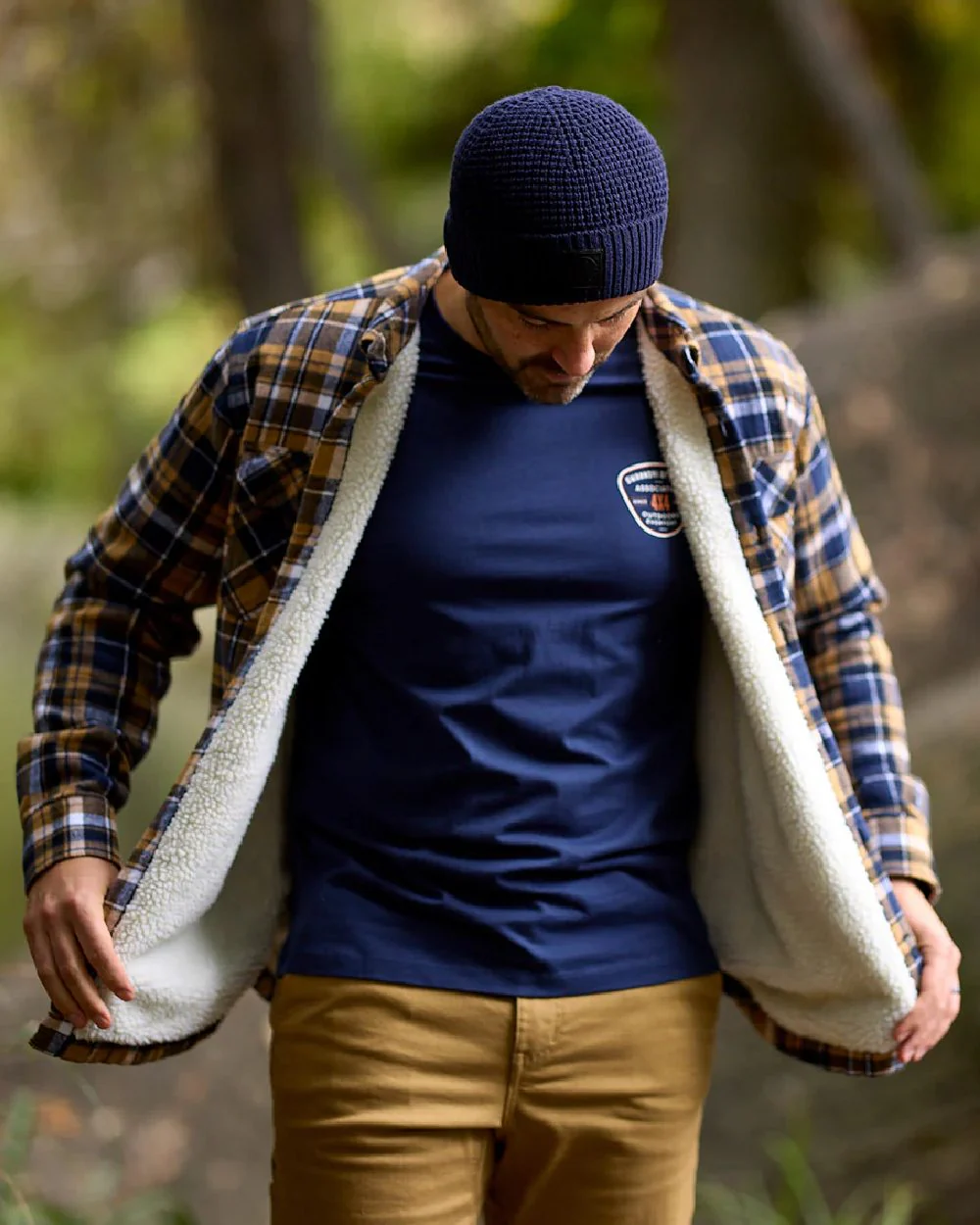 Swanndri Mens Morven Sherpa Long Sleeve Shirt - Image 4