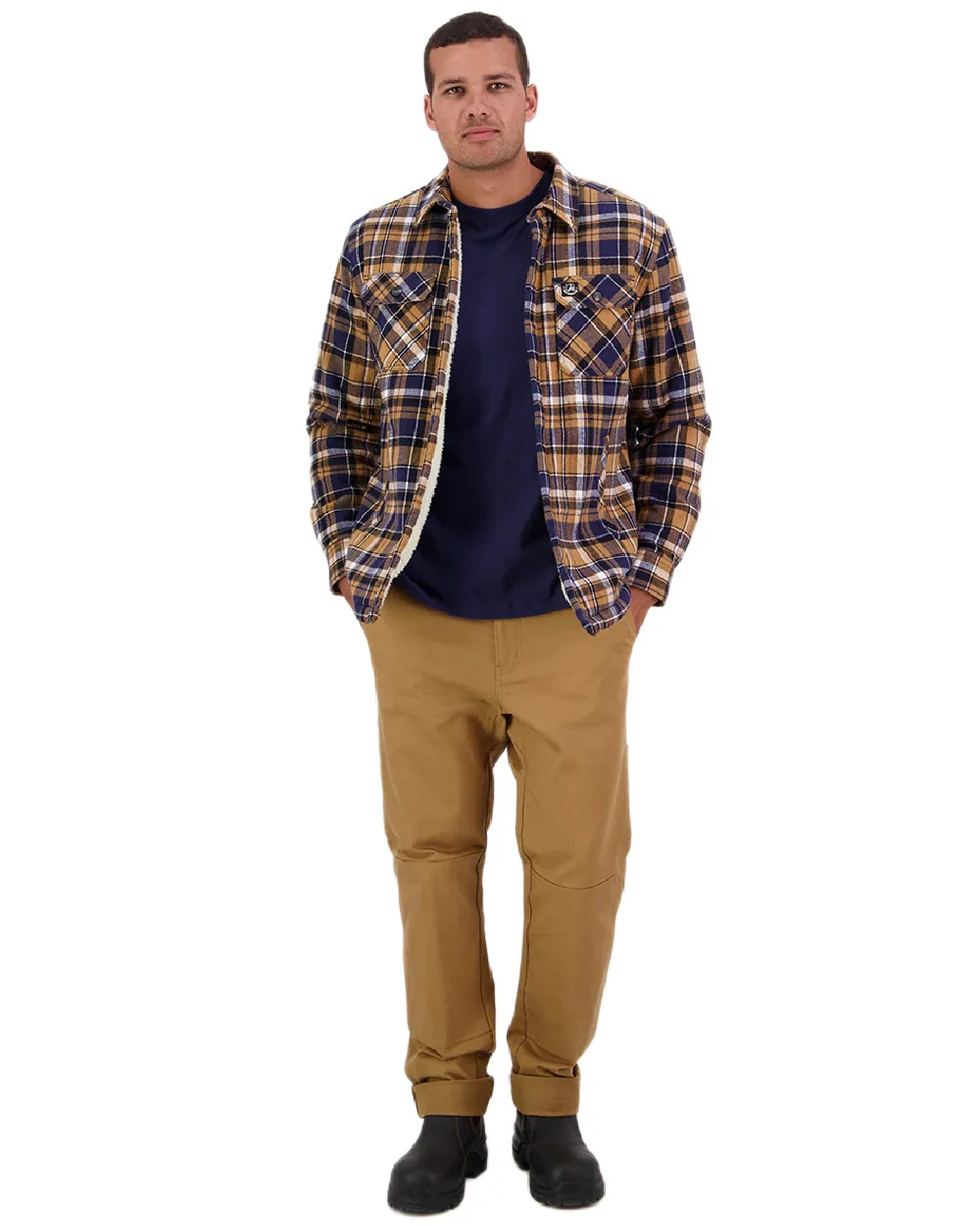 Swanndri Mens Morven Sherpa Long Sleeve Shirt - Image 9