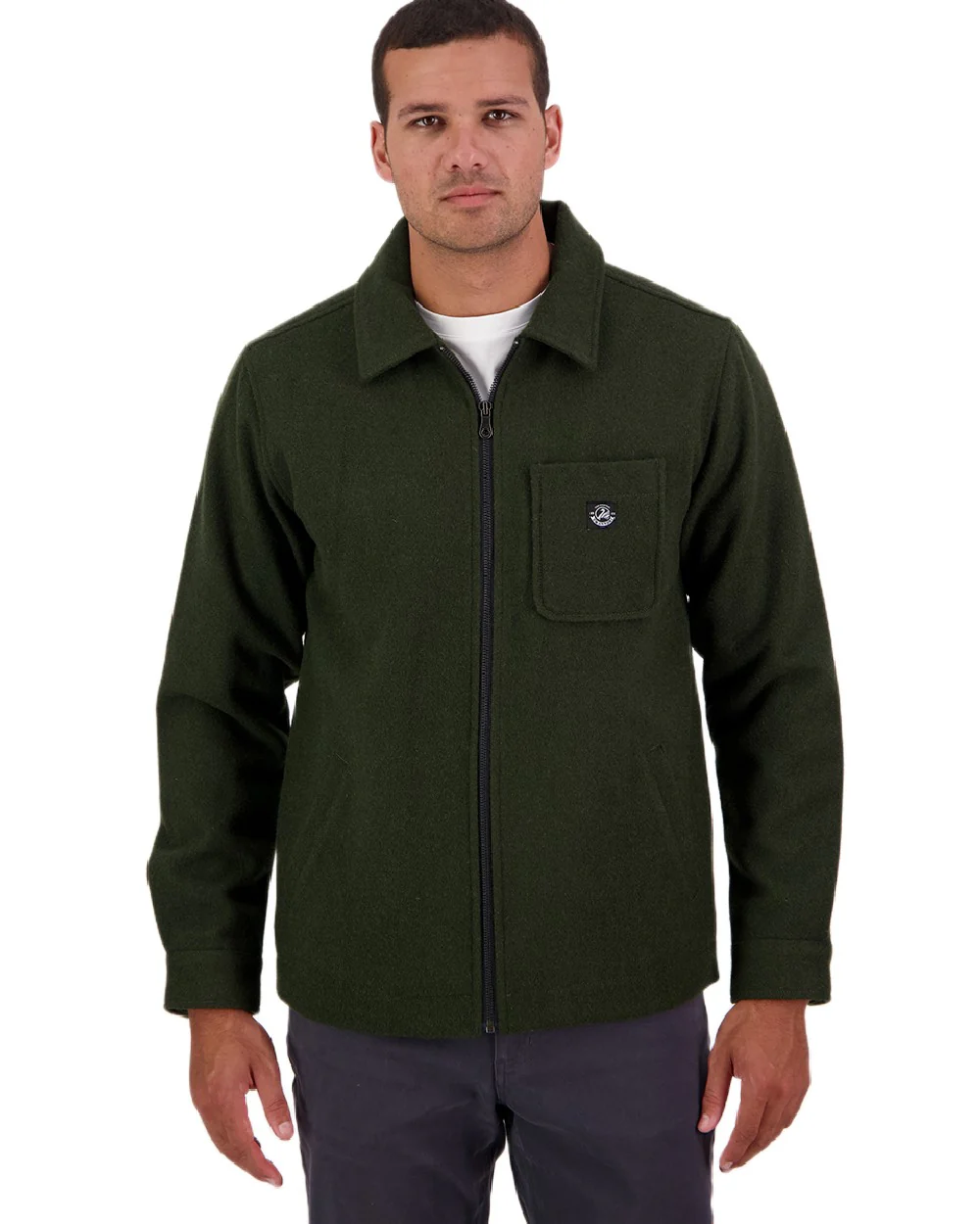 Swanndri Mens Northgate Wool Shacket - Image 2