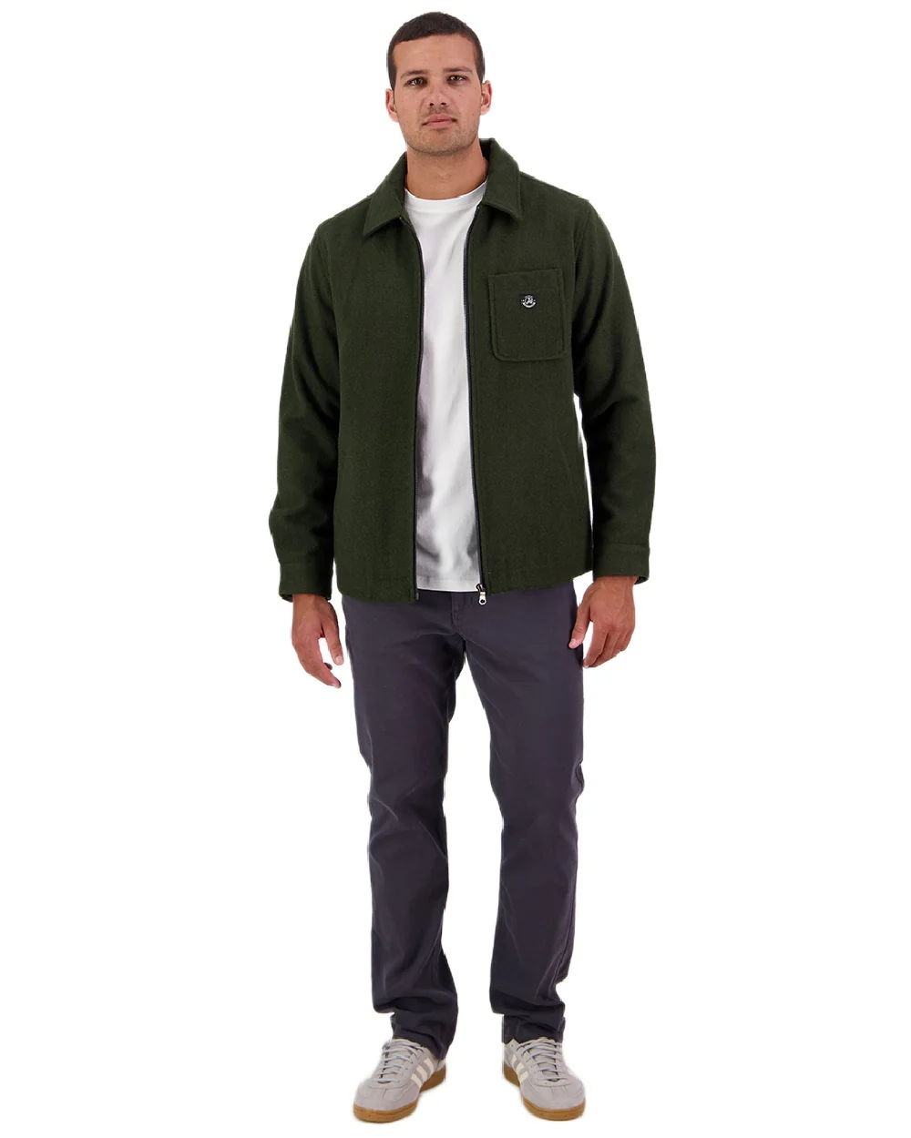Swanndri Mens Northgate Wool Shacket - Image 5