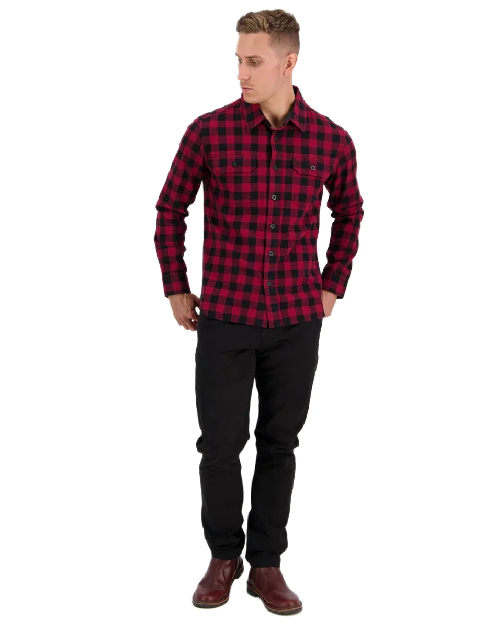 Swanndri Mens Okato V2 Long Sleeve Shirt - Image 11