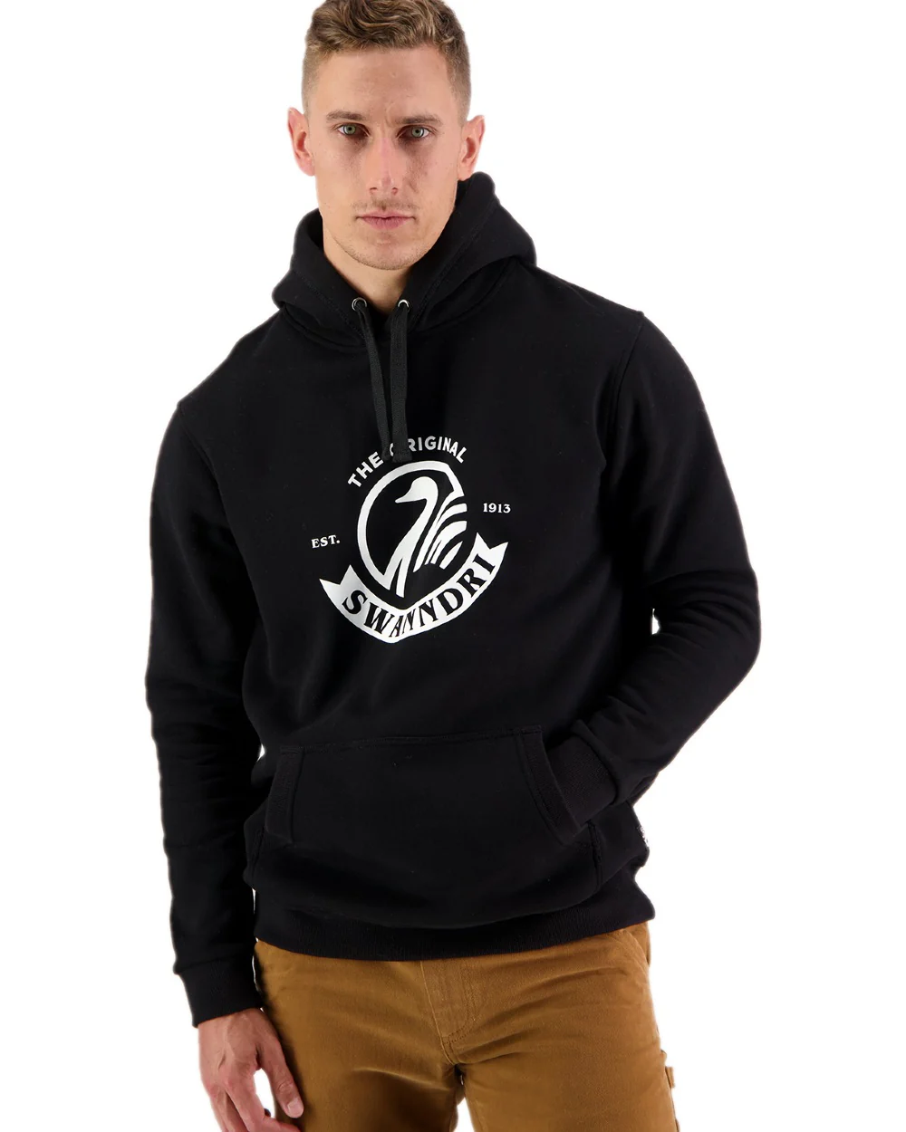 Swanndri Mens Original Fleece Hoodie - Image 2