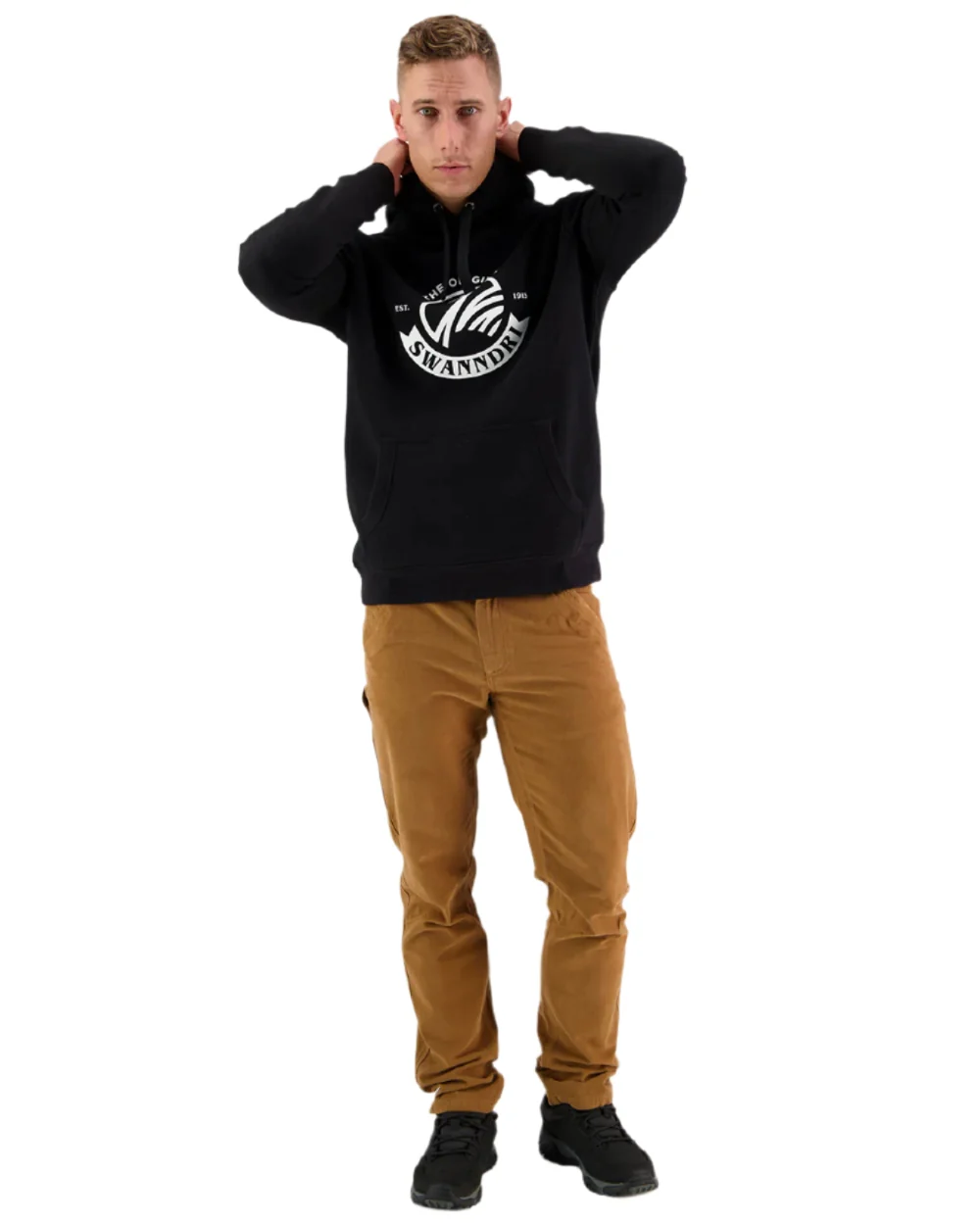 Swanndri Mens Original Fleece Hoodie - Image 3