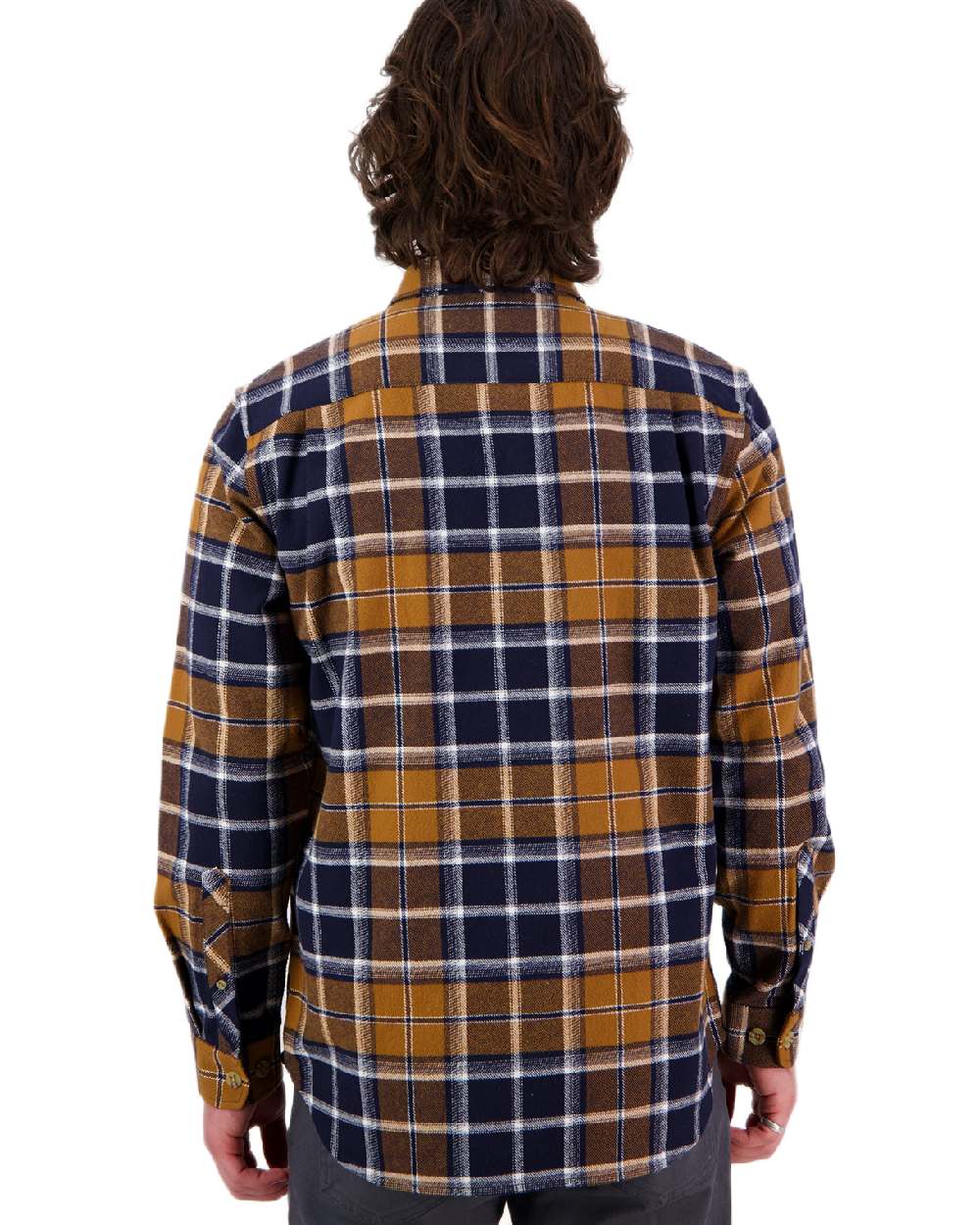 Swanndri Mens Pencarrow Long Sleeved Shacket - Image 8