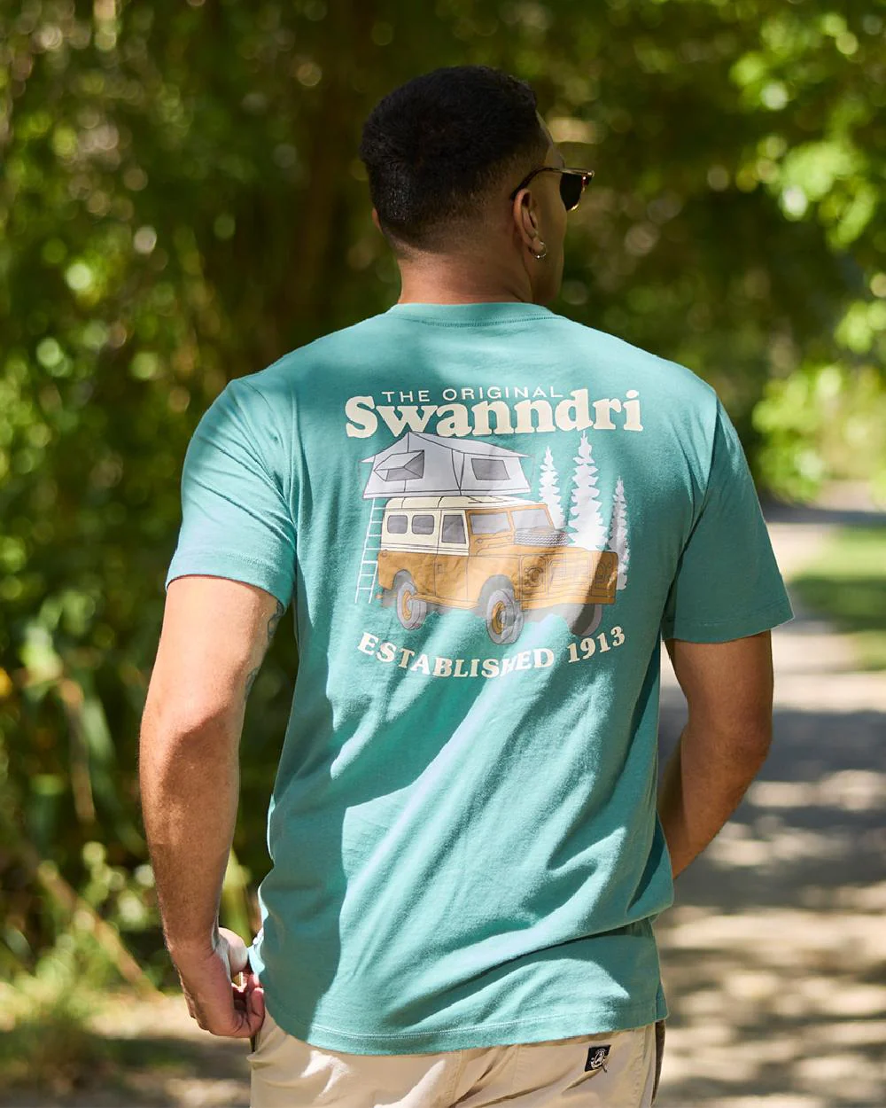 Swanndri Mens Pop Top Printed T Shirt - Image 4