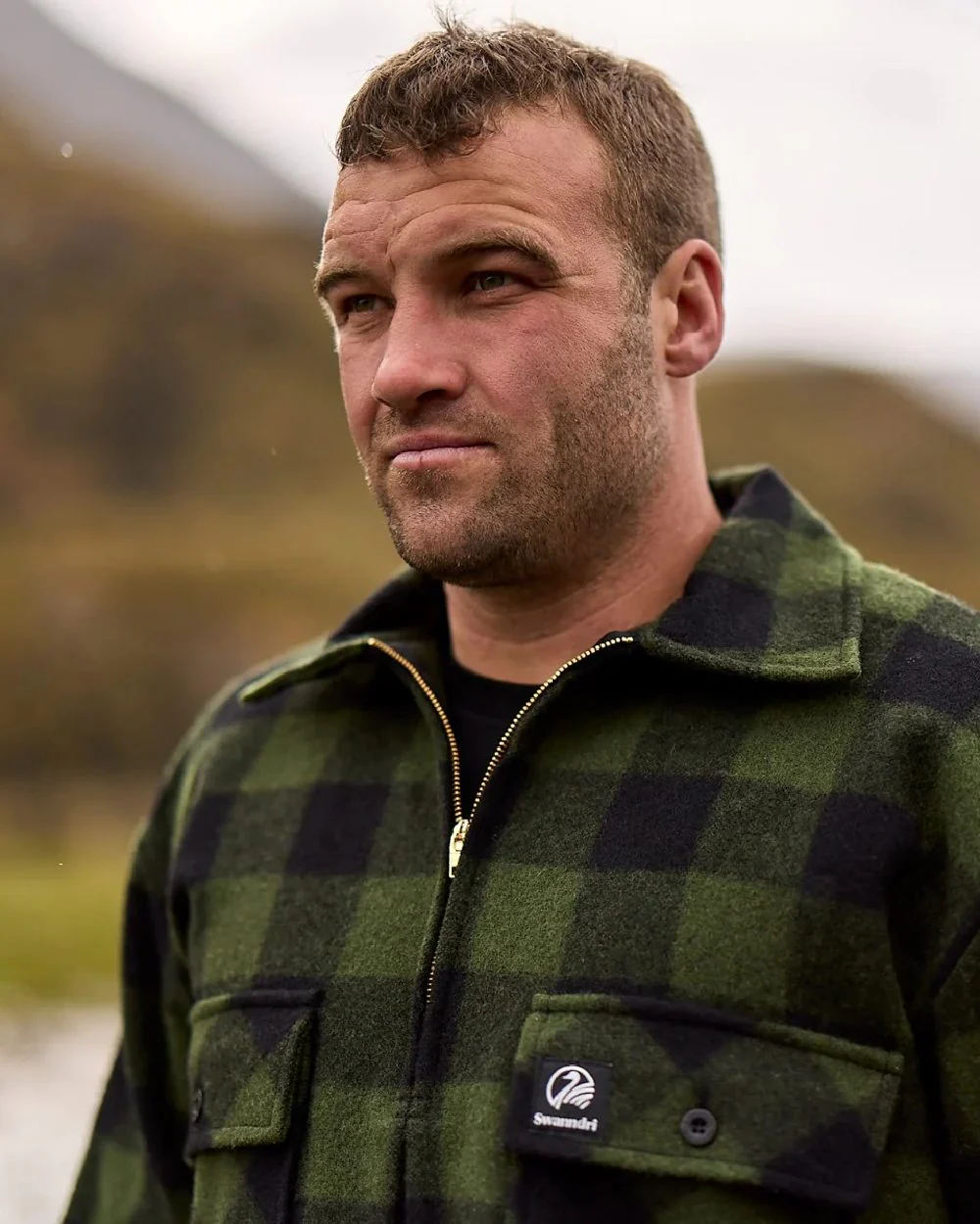 Swanndri Mens Ranger Wool Zip Front Bushshirt - Image 16
