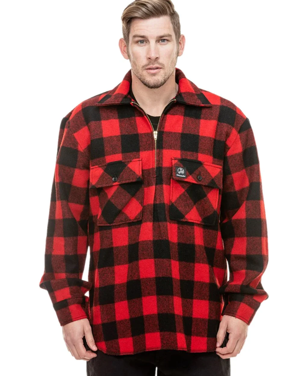 Swanndri Mens Ranger Wool Zip Front Bushshirt - Image 19