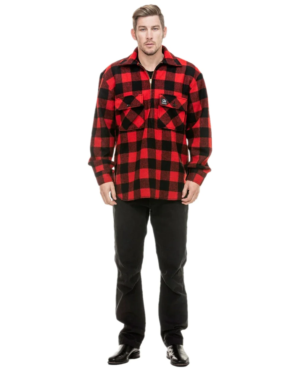 Swanndri Mens Ranger Wool Zip Front Bushshirt - Image 24