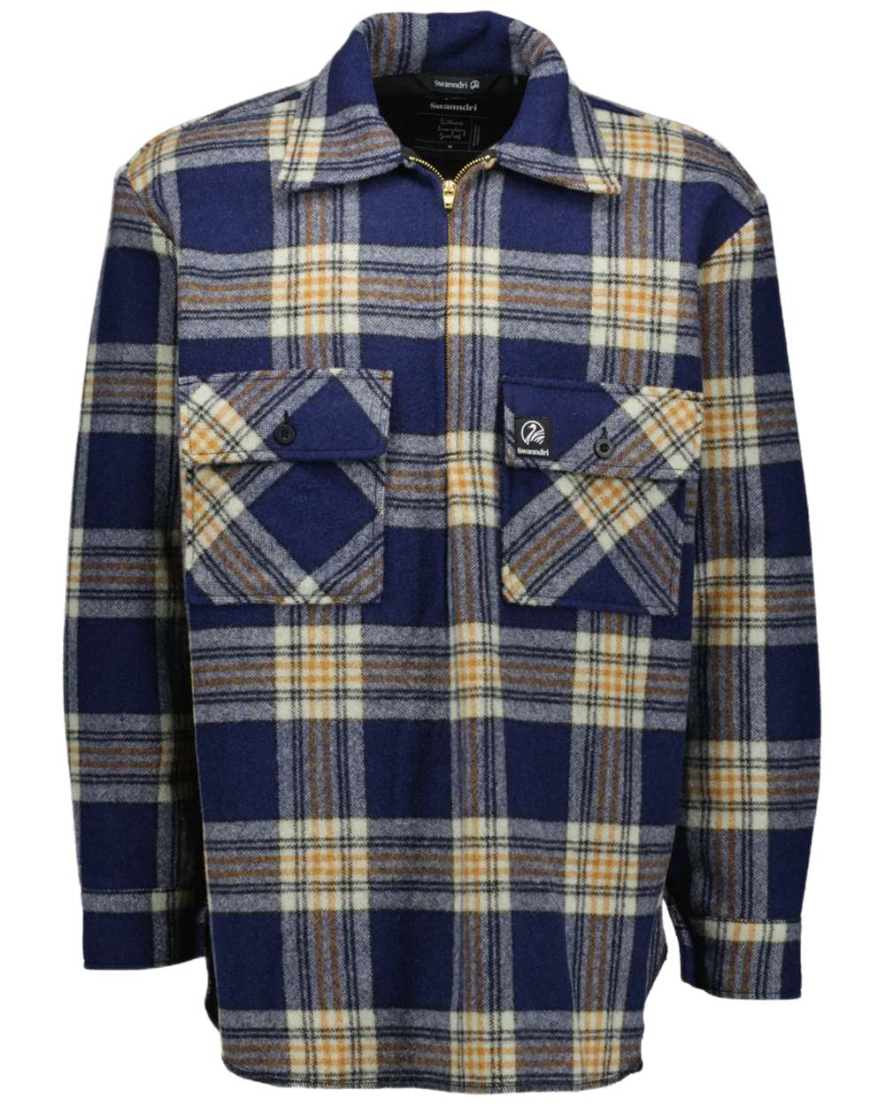 Swanndri Mens Ranger Wool Zip Front Bushshirt - Image 26