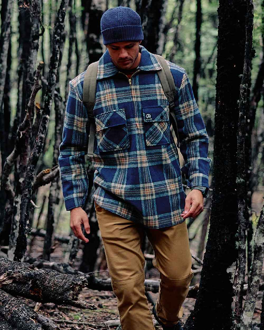 Swanndri Mens Ranger Wool Zip Front Bushshirt - Image 29