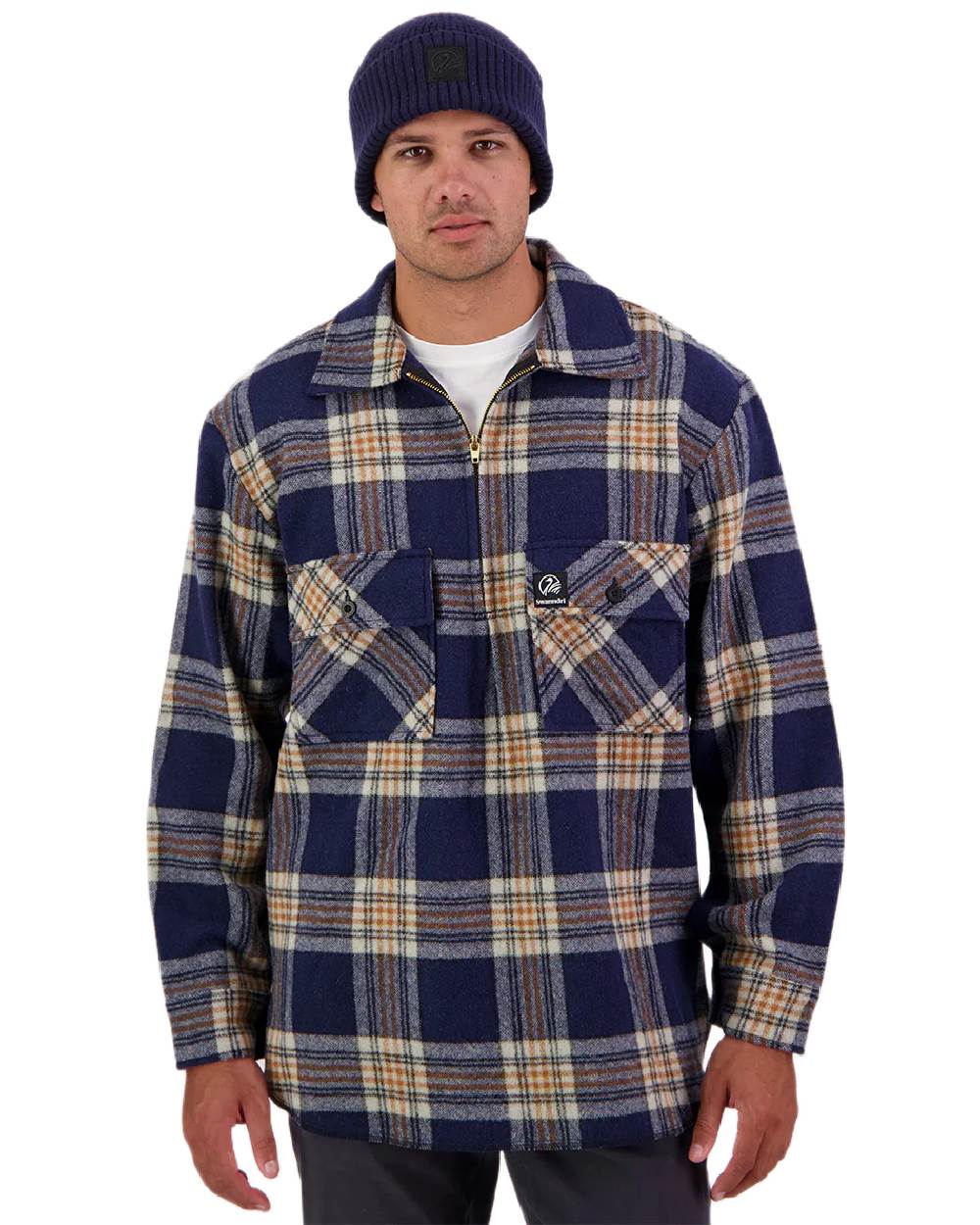 Swanndri Mens Ranger Wool Zip Front Bushshirt - Image 31