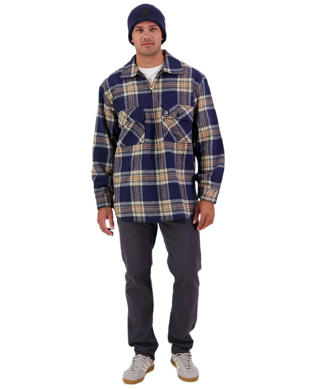 Swanndri Mens Ranger Wool Zip Front Bushshirt - Image 32