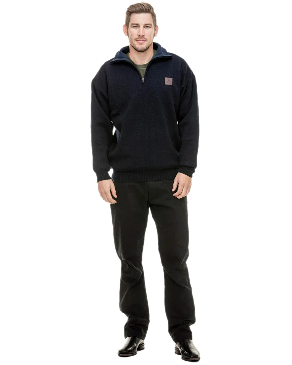 Swanndri Mens Rhino Stormshield Wool Jersey With Windproof Lining - Image 6