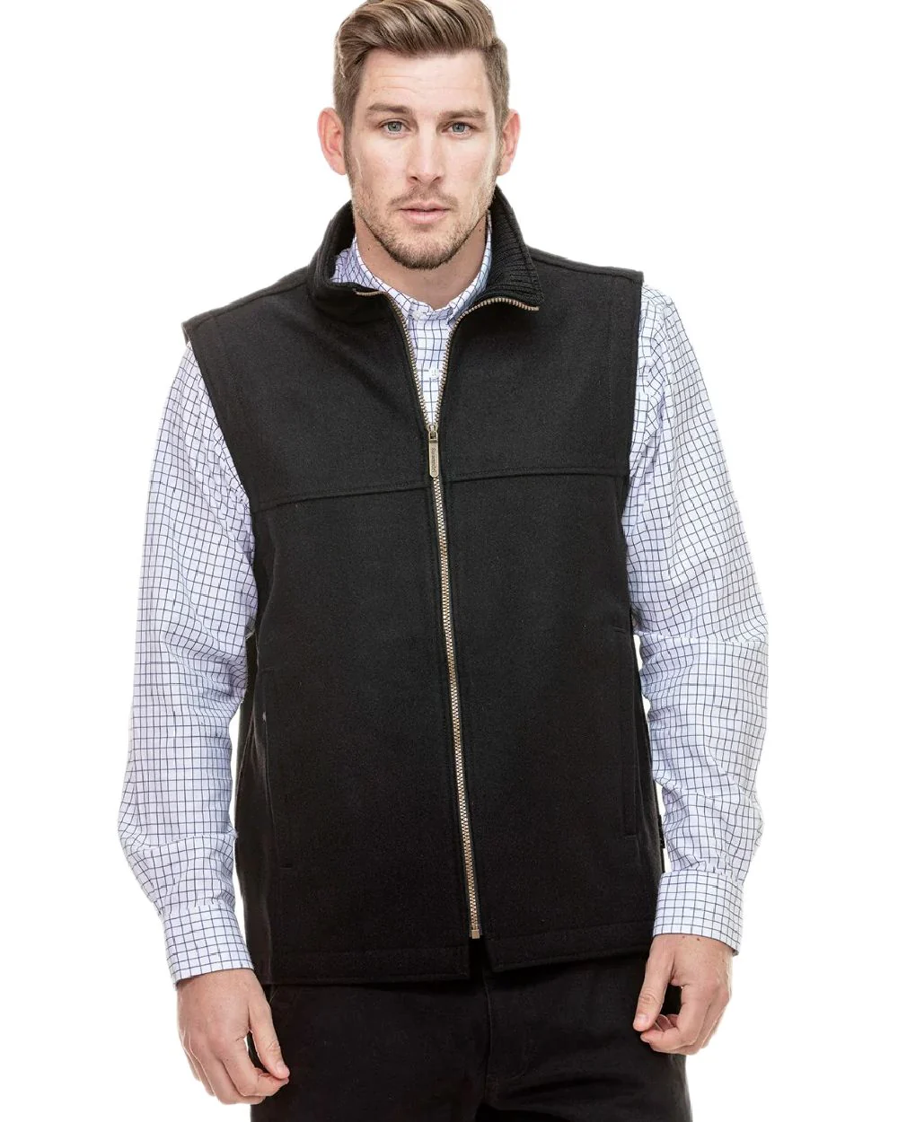 Swanndri Mens Saddleback Wool Vest - Image 2