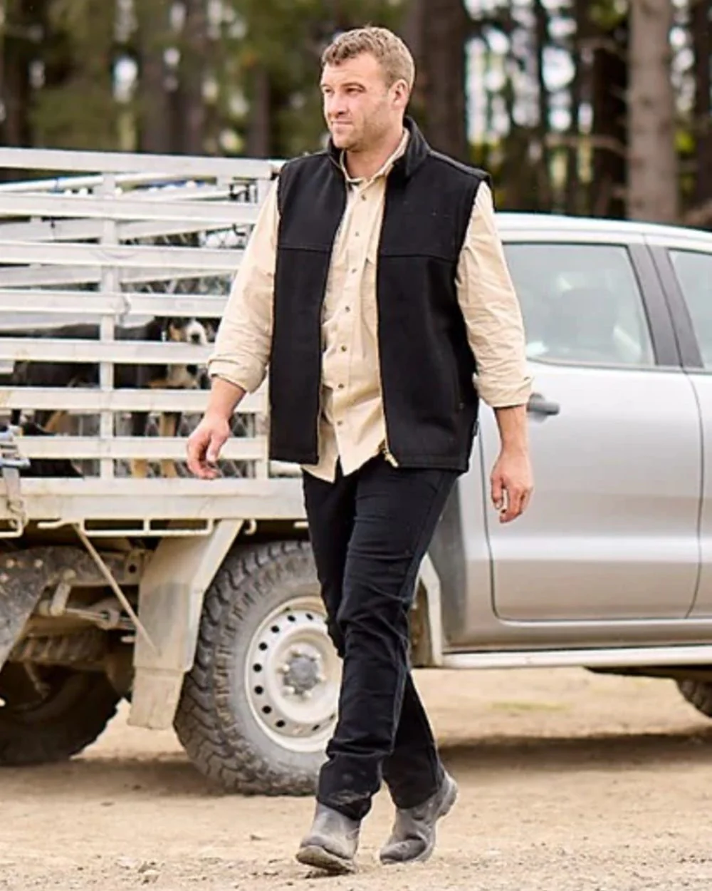 Swanndri Mens Saddleback Wool Vest - Image 5