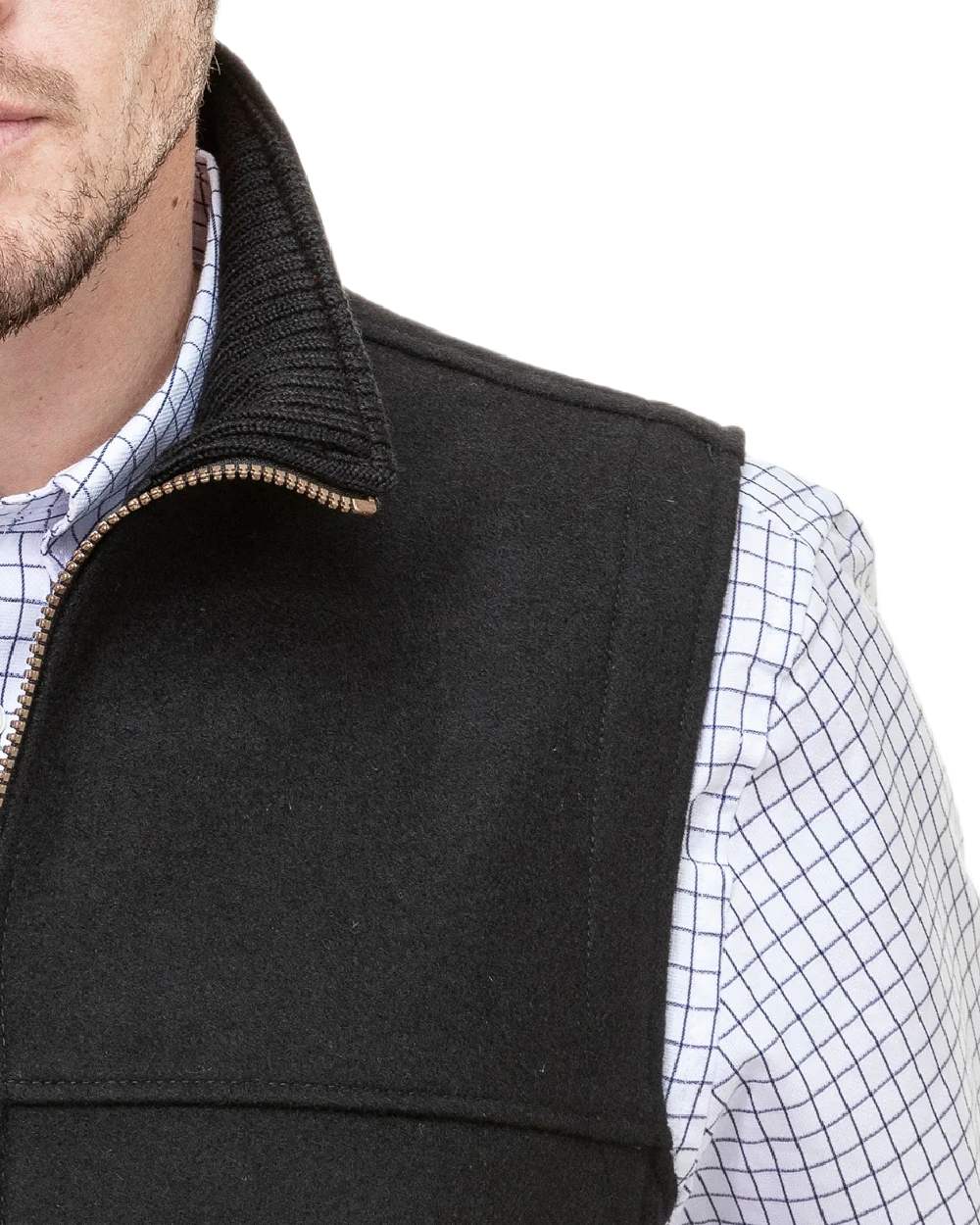 Swanndri Mens Saddleback Wool Vest - Image 6