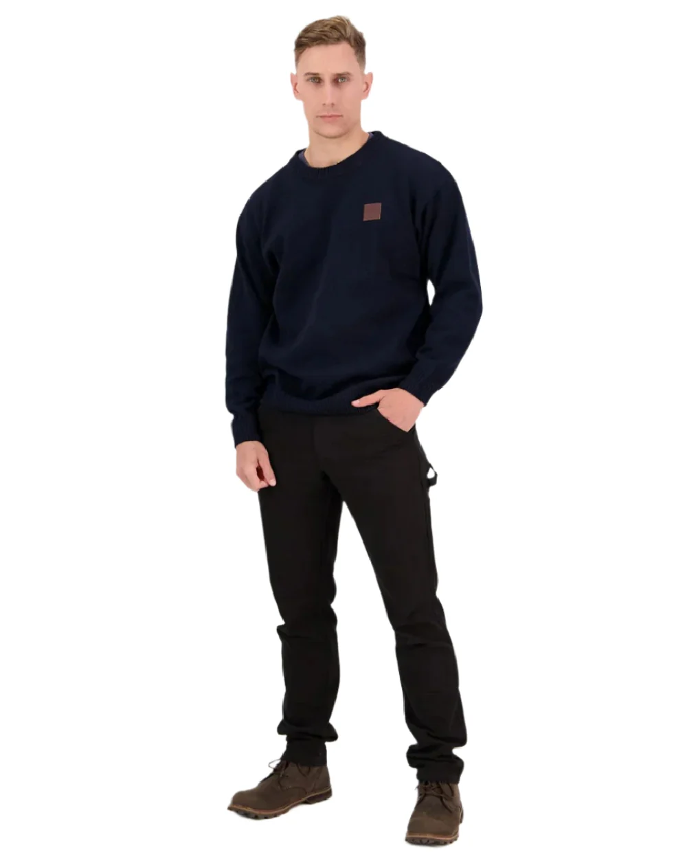 Swanndri Mens Seafarer Wool Crew Neck Jersey - Image 11