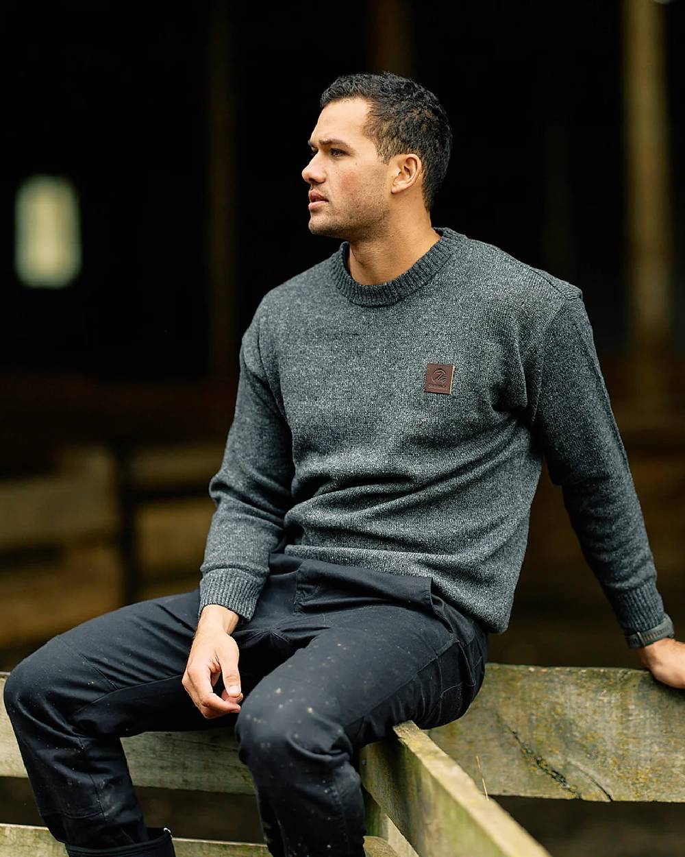 Swanndri Mens Seafarer Wool Crew Neck Jersey - Image 4