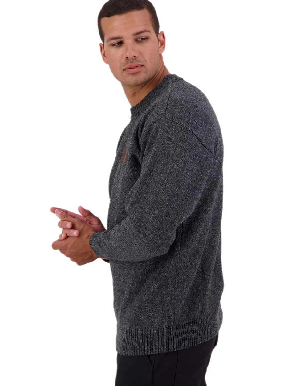 Swanndri Mens Seafarer Wool Crew Neck Jersey - Image 5