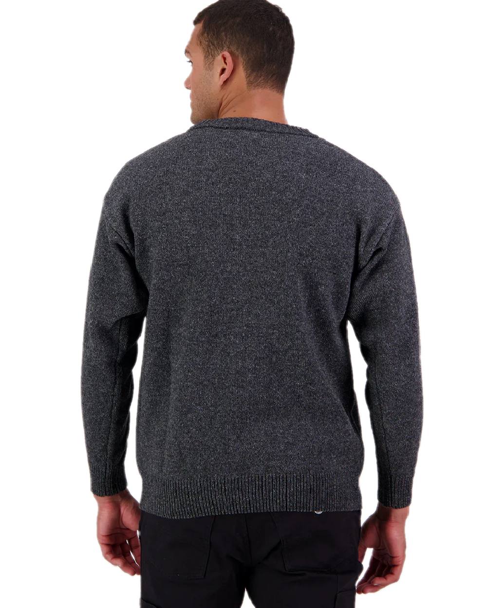 Swanndri Mens Seafarer Wool Crew Neck Jersey - Image 6