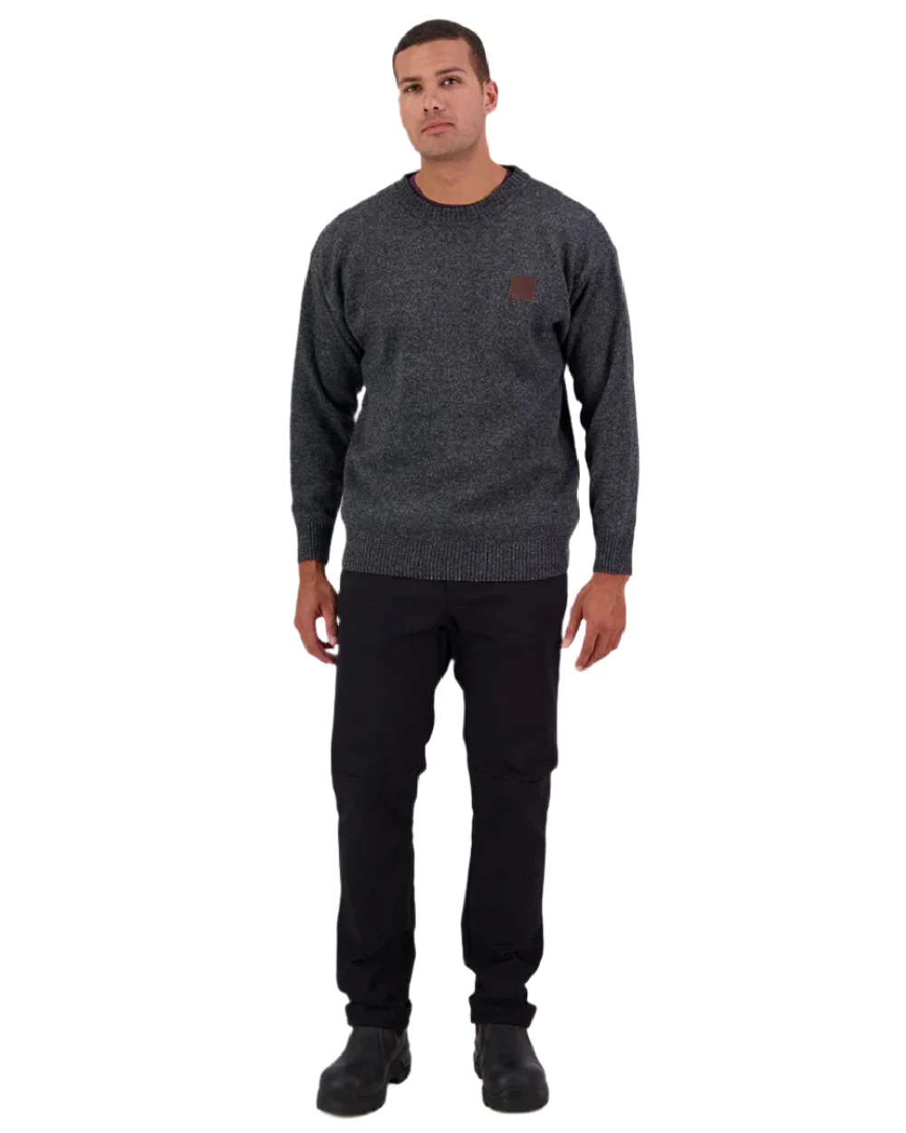 Swanndri Mens Seafarer Wool Crew Neck Jersey - Image 7