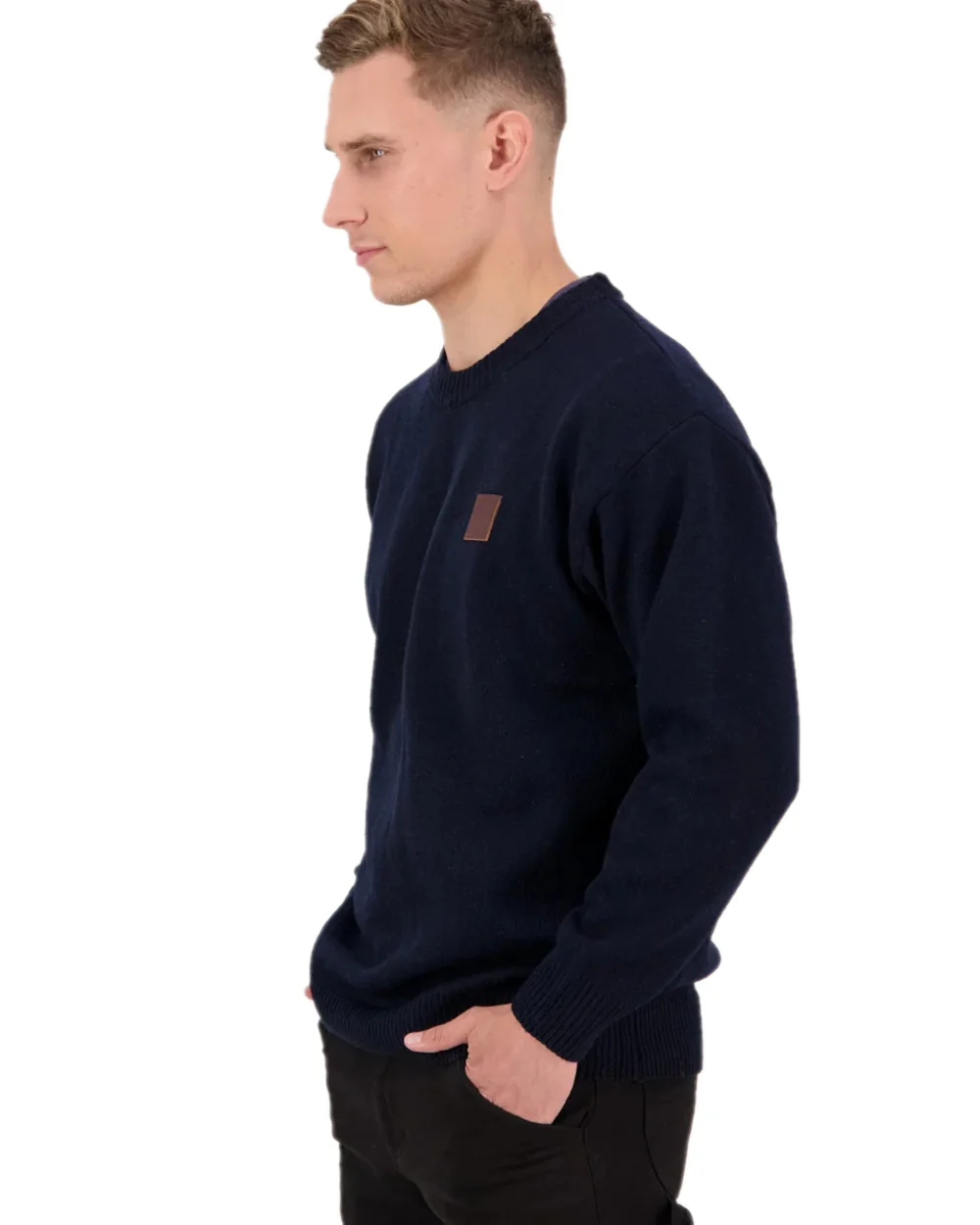 Swanndri Mens Seafarer Wool Crew Neck Jersey - Image 9