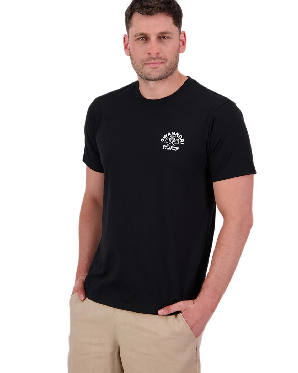 Swanndri Mens Trails Printed T-Shirt - Image 3