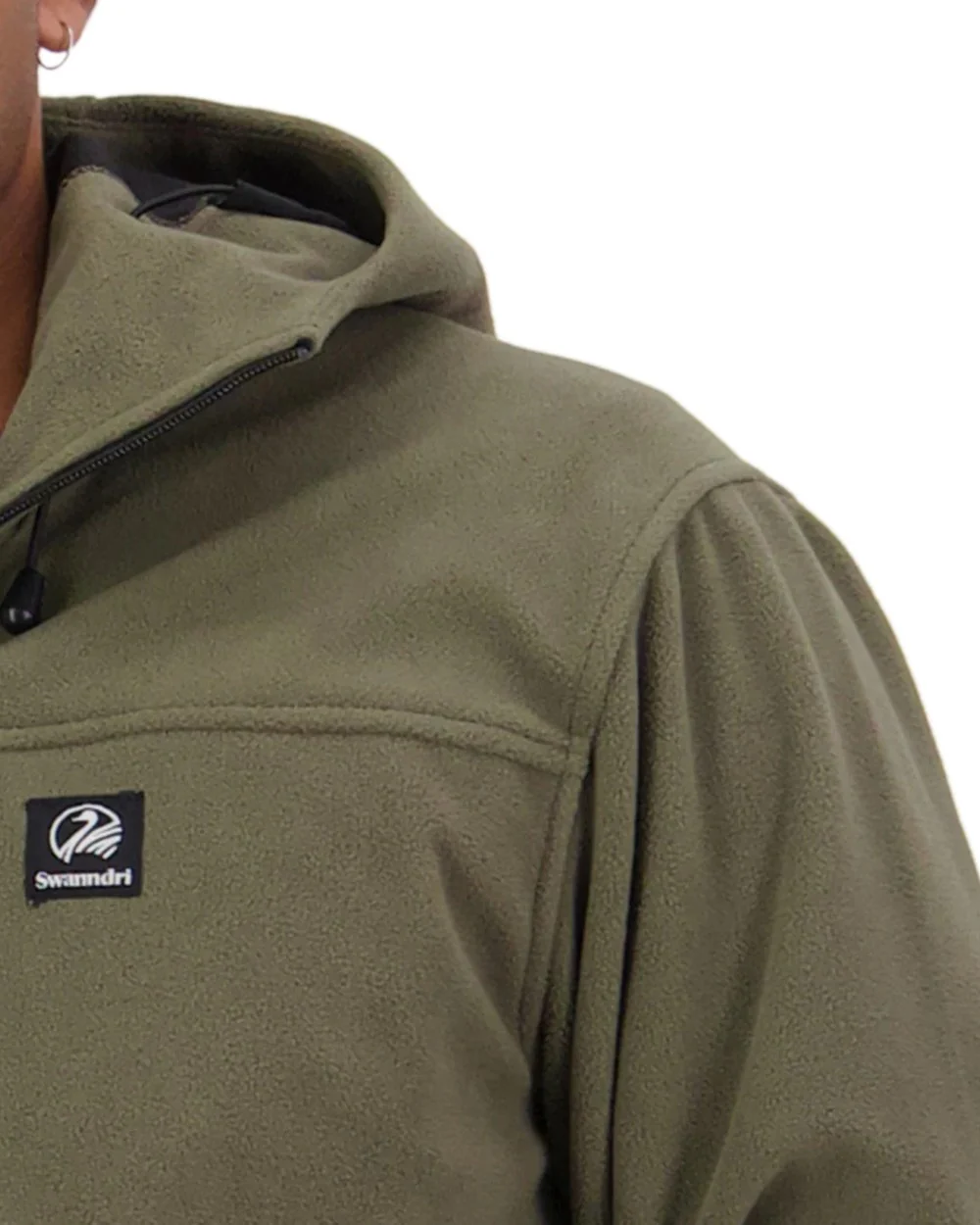 Swanndri Mens Tundra V2 Technical Fleece Anorak - Image 5