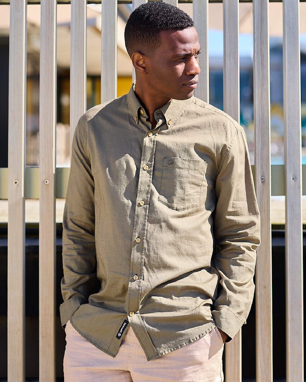 Swanndri Mens Ward Long Sleeve Shirt - Image 3