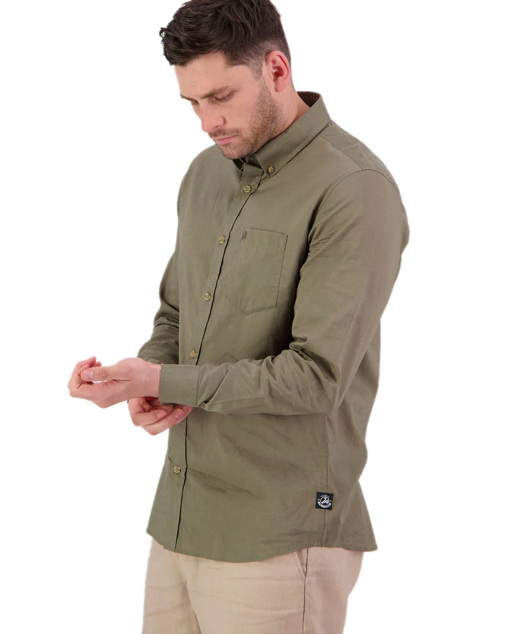 Swanndri Mens Ward Long Sleeve Shirt - Image 5