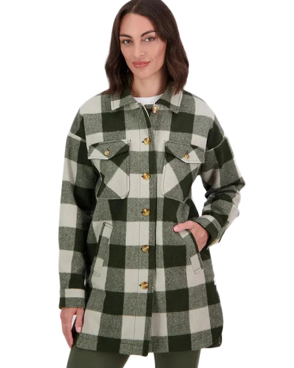 Swanndri Womens Anchorage Longline Jacket - Image 11