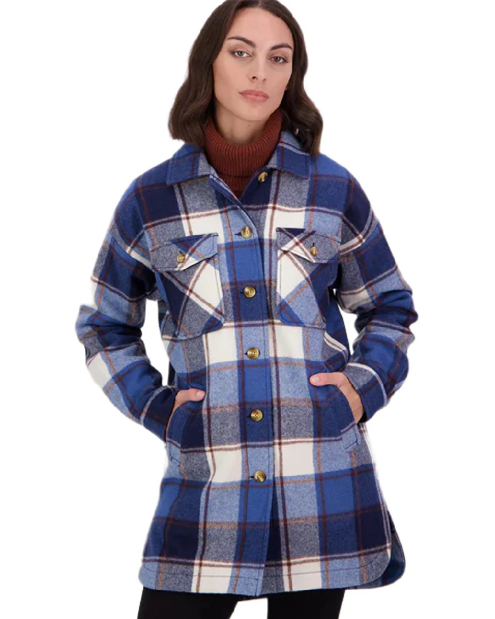 Swanndri Womens Anchorage Longline Jacket - Image 2