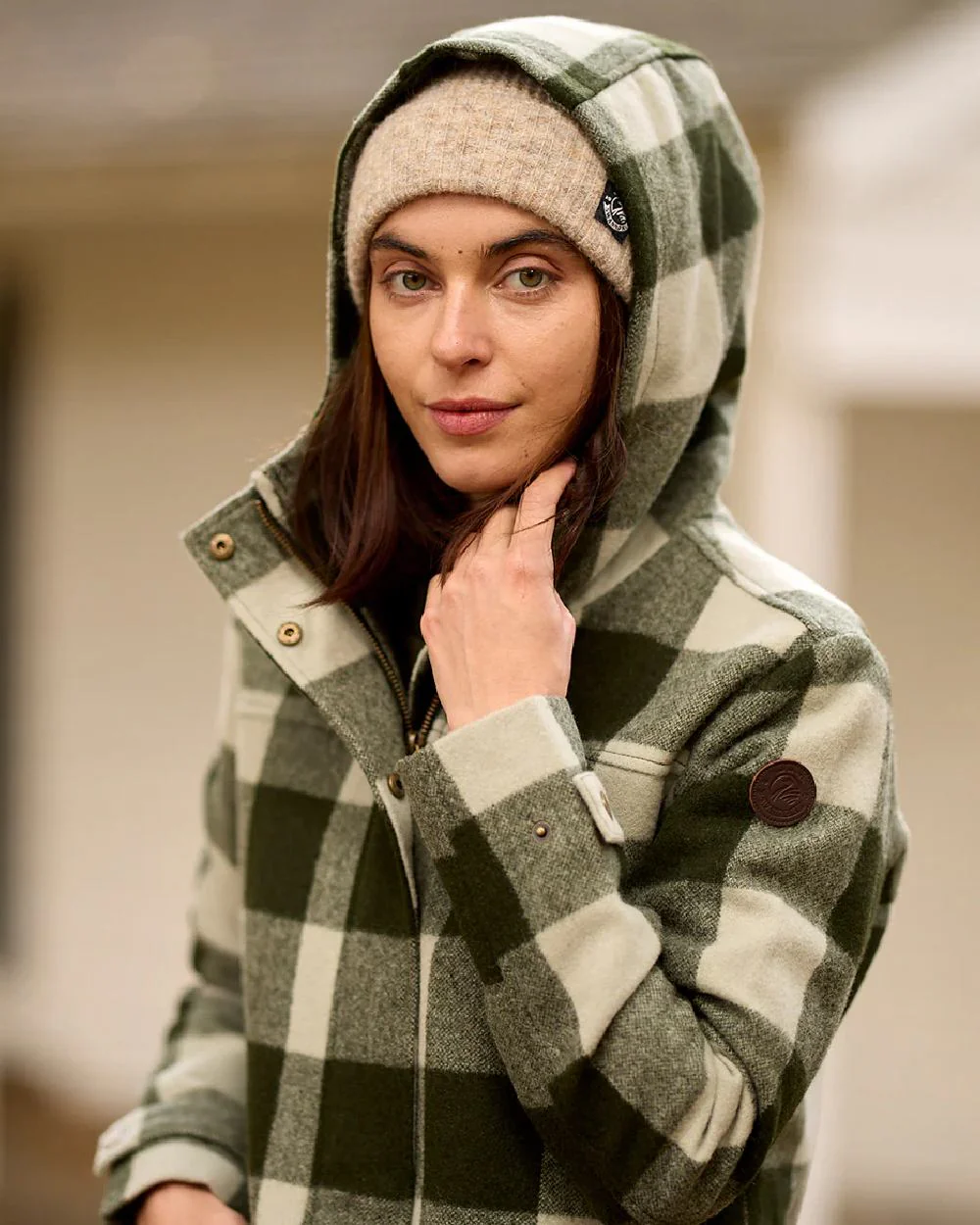 Swanndri Womens Annmore Wool Overcoat - Image 11