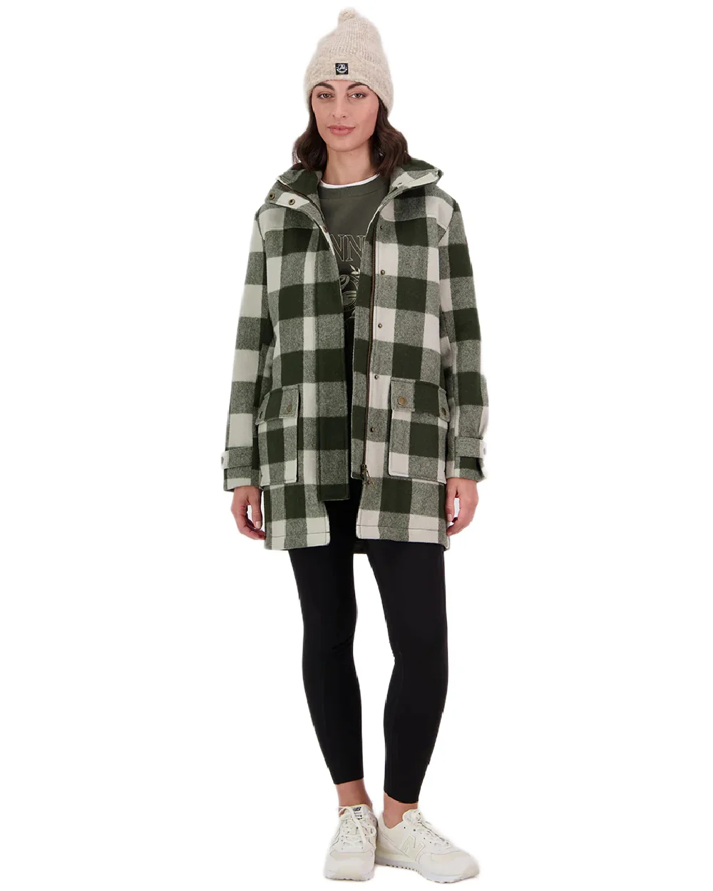 Swanndri Womens Annmore Wool Overcoat - Image 15