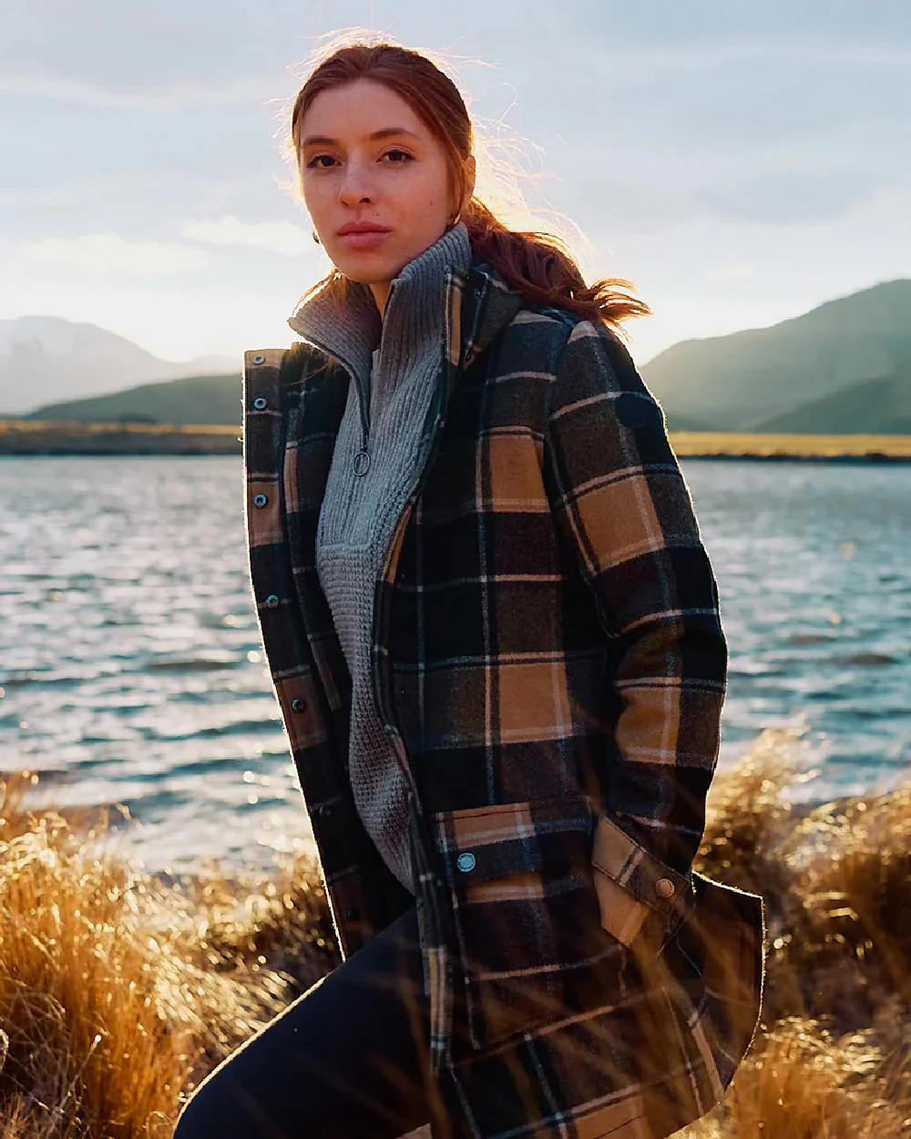 Swanndri Womens Annmore Wool Overcoat - Image 4