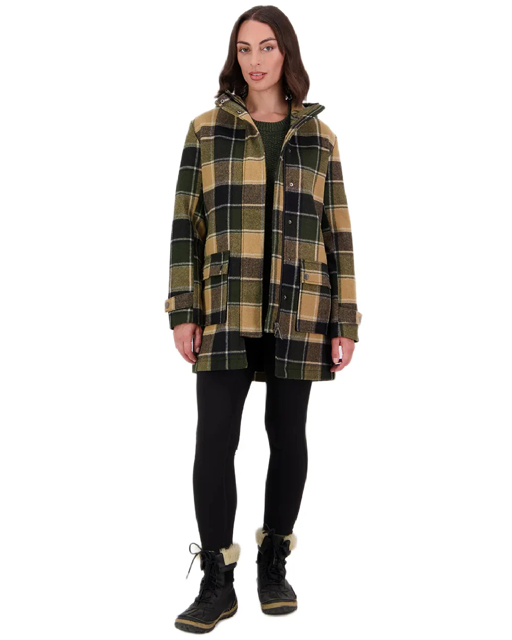 Swanndri Womens Annmore Wool Overcoat - Image 8
