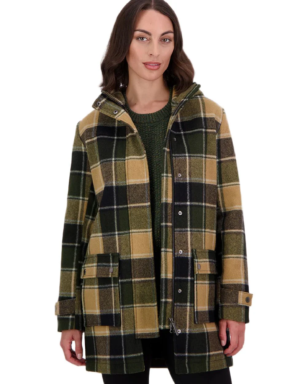 Swanndri Womens Annmore Wool Overcoat - Image 9