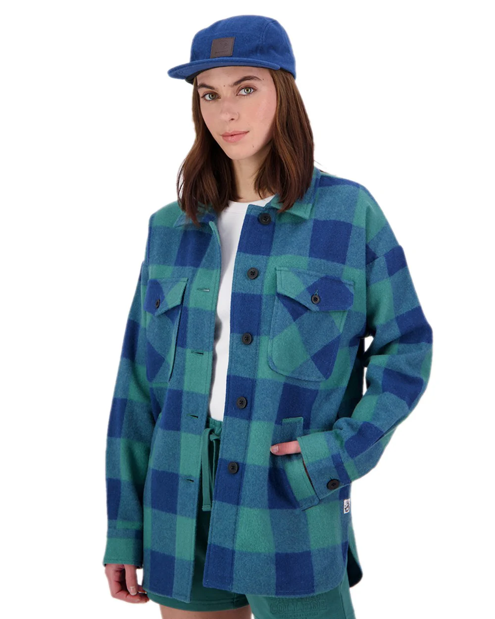 Swanndri Womens Harbourage Lite Wool Shacket - Image 5